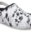 Crocs Baya Lined Clog Fleece Lined Unisex White Gray Slippers “White Grey” 205975-10M