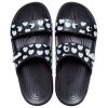 Crocs Classic Casual Fashion Unisex Black Blue Slippers 207680-066