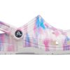 Crocs Classic Casual Unisex White Pink Blue Sandals “White Pink Blue” 207567-94S