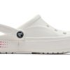 Crocs Classic Clog Breathable Non-Slip Shoe Pink White 206852-100