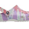 Crocs Classic clog Pattern Crocs Flat Heel Sports Colorful Blue Sandals 205453-6SN
