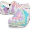 Crocs Classic clog Pattern Crocs Flat Heel Sports Colorful Blue Sandals 205453-6SN