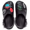 Crocs Classic Feel The Positivity Casual Unisex Black Sandals 207571-001
