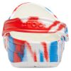 Crocs Classic Pattern Wear-Resistant Non-Slip Sports Unisex White Blue Red Sandals “White Blue Red” 205453-928