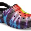 Crocs Classic Tie Dye Stay Warm Cozy Crocs Sports Slippers Unisex Purple Red 206341-988 Crocs Classic Tie Dye Stay Warm Cozy Crocs Sports Slippers Unisex Purple Red 206341-988