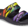 Crocs Classic Wear-Resistant Non-Slip Sports Slippers Unisex Black 207346-0C4