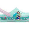 Crocs Funny Pattern Small Crocs Outdoor Sports Big Boys Mint Green Sandals 206155-3P7
