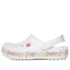 Crocs (GS) Crocband Stretch Necklace Clog “White Multi” 208269-94S