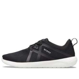 Crocs LiteRide Modform Lace Sneakers “Black White” 206070-066