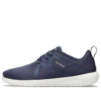 Crocs LiteRide Modform Laces Sneakers “Navy White” 206070-462