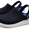 Crocs LiteRide Outdoor Flat Heel Sports Blue Sandals 204592-462