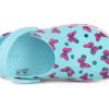Crocs (PS) 4 Printing Outdoor Flat Heel Beach Sports Blue Sandals 206178-4O9