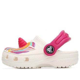 Crocs (PS) Classic Clog Funny Beach Shoe White 207073-100