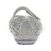 Crocs (PS) Isabella Flower Flat “Silver” 205461-040