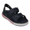 Crocs (PS) Velcro Flat Sports Deep Blue Sandals 14854-462