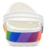 Crocs Rainbow White Sandals 206361-94S