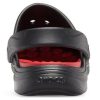 Crocs Reviva Beach Sandals Black Red 205852-0BU