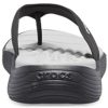 Crocs Reviva Flip-Flops White Black 205715-060