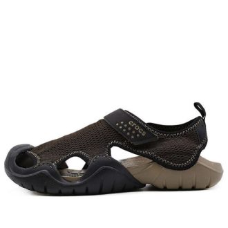 Crocs Swiftwater Sandals “Khaki” 203967-22Y