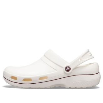 Crocs Wear-Resistant Cozy Sports Unisex White Brown Sandals “White Brown” 205883-0FW