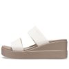 Crocs (WMNS) Brooklyn Lightweight Mushroom Gray Sandals 206219-16T