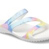 Crocs (WMNS) Swiftwater Crocs Casual Multi-Color Tie Dye Sandals “White” 206894-928