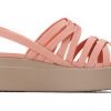 Crocs (WMNS) Thick Sole Cozy Fashion Sports Pink Sandals 206751-6RL
