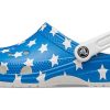 Crocs (WMNS) USA Pattern Printing Lightweight Cozy Sandals Blue Red 205974-94S